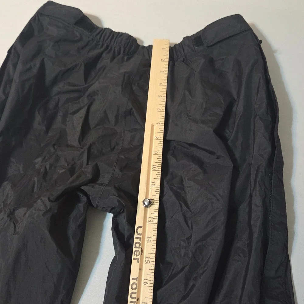 The North Face HyVent Rain Pants Mens Large Black L Waterproof Mesh Lined Hiking